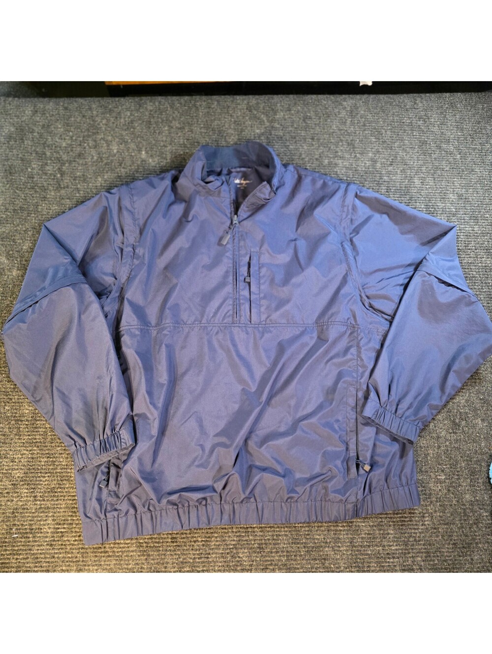 Walter Hagen XXL Navy Blue Windbreaker Jacket